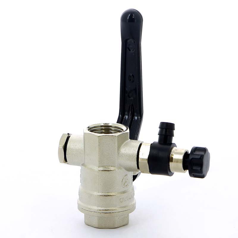 Кран шаровый BUGATTI OREGON 330 1/2\" ВР ручка со спускником - купить ...