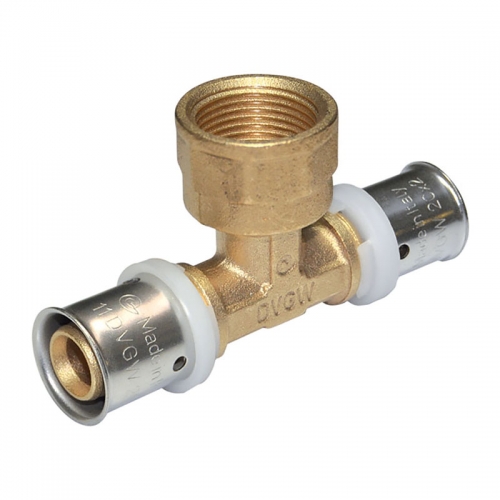 Тройник пресс Comisa 32 мм - 3/4" - 32 мм ВР 87.23.321