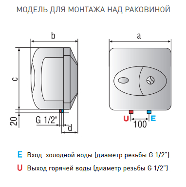 Водонагреватель накопительный Ariston ABS SHAPE SMALL 30OR 3100281