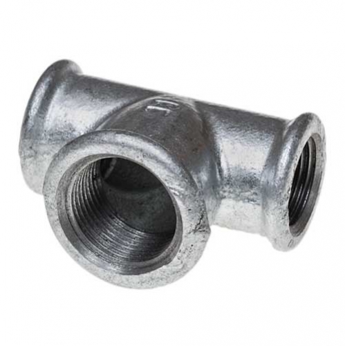 Тройник оцинкованный EE переходной 1/2"-3/4"-1/2" ВР 1301/23/41/2EE