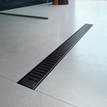 Душевой лоток Alca Plast APZ101BLACK 850 мм без решётки черный матовый APZ101BLACK-850