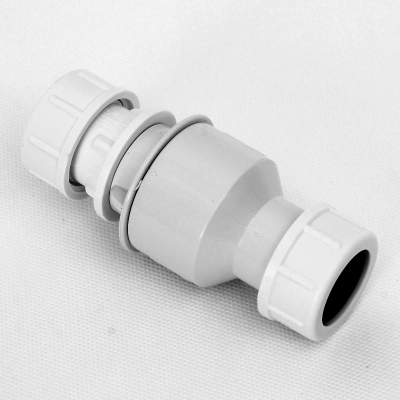 Канализационный обратный клапан McAlpine вертикальный D19-23 мм белый CONVALVE