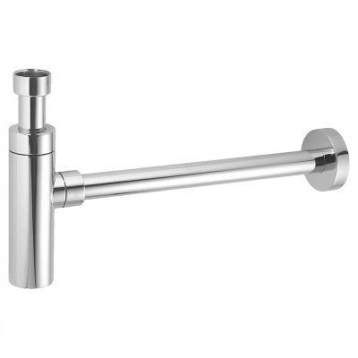 Сифон бутылочный латунный McAlpine CA32MINI-CB MINI 32 мм без выпуска хромированный CA32MINICB