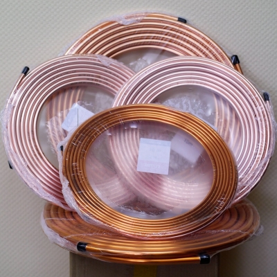 Труба медная Halcor отожженная EN12735 16 мм, бухта 15м HLC48031