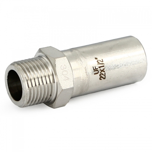 Вставка Uni-Fitt 22 x 1/2" ВР нержавеющая сталь