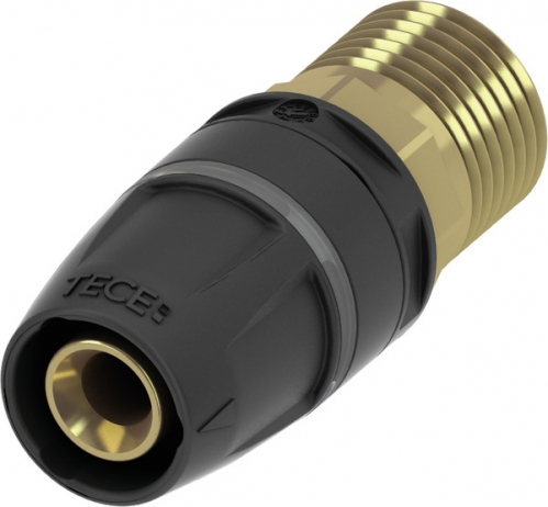 TECElogo Соединение Push 16 мм x R 3/8" НР латунь 8610100