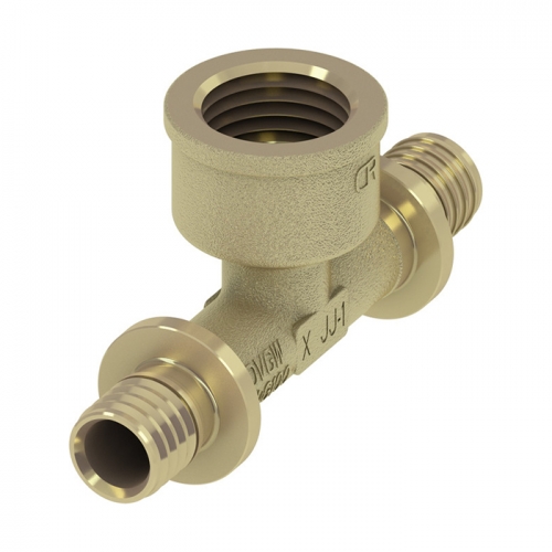 TECEflex Тройник 32 х Rp 1/2'' x 32 мм ВР латунь 769527