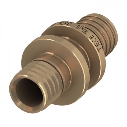 TECEflex Соединение 63 x 63 мм труба-труба бронза 706263