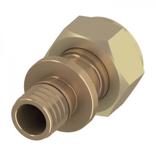 TECEflex Соединение 20 мм x G 1'' НГ с накидной гайкой бронза 717604