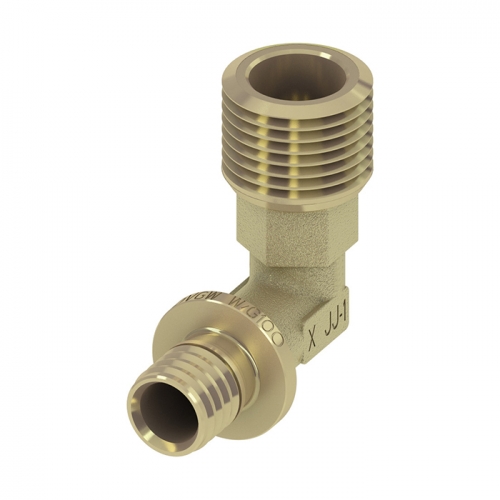 TECEflex Уголок 90° 20 мм x R 1/2'' НР латунь 767520
