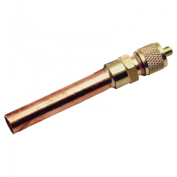 Штуцер SAE1/4 с кл. Шредера, под пайку 1/4" с хвостовиком 50мм (собранный) SAE00141450