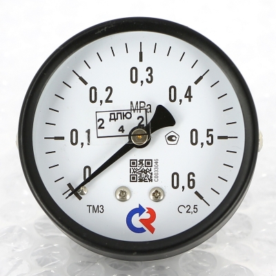 Манометр Росма ТМ-310Т.00 63/6 (1/4", 0-6 бар, 2,5) аксиальный 00000008921