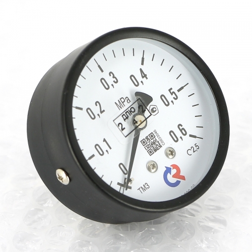 Манометр Росма ТМ-310Т.00 63/6 (1/4", 0-6 бар, 2,5) аксиальный 00000008921