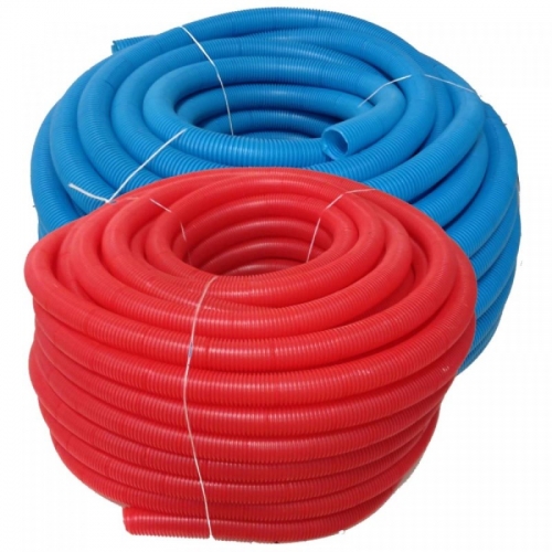 Гофра Uni-Fitt 20 мм красная (для труб 14-16 мм) 100м 583R2010