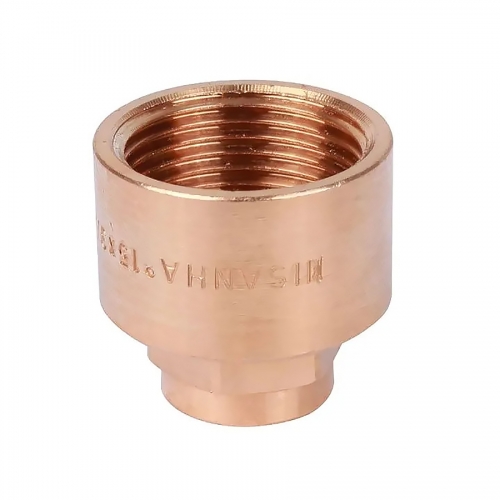 Муфта переходная под пайку Sanha 14x1/2" ВП-ВР 4270G бронза 142701412
