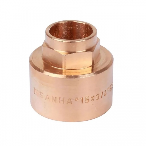 Муфта переходная под пайку Sanha 14x1/2" ВП-ВР 4270G бронза 142701412