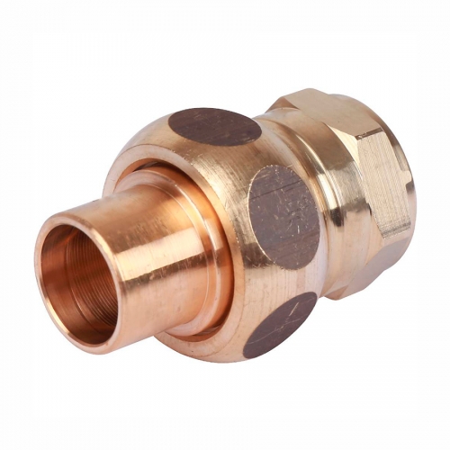 Сгон под пайку Sanha 22x3/4" ВП-ВР с плоским уплотнением 4330g бронза 143302234