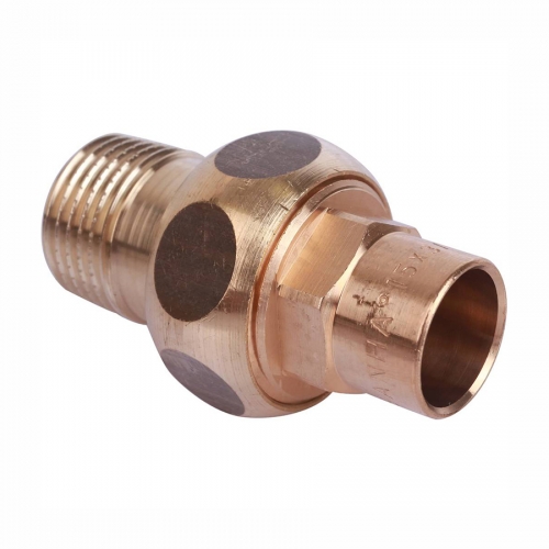 Сгон под пайку Sanha 22x3/4" ВП-НР с плоским уплотнением 4331g бронза 143312234