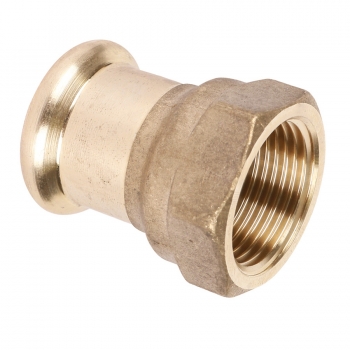 Муфта переходная прессовая Sanha 18x1/2" ВПр-ВР 8270g бронза 182701812