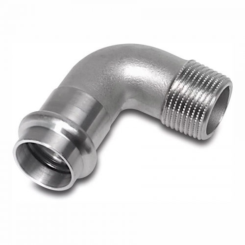 Угол прессовый Sanha 28x1" ВПр-НР 9092AG нержавеющая сталь 69092AG281