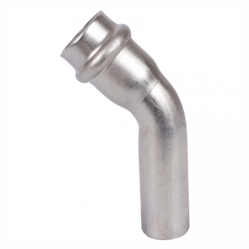 Отвод прессовый Sanha 45° 28 ВПр-НПр 9040 нержавеющая сталь 6904028