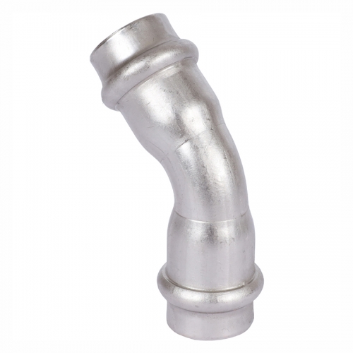 Отвод прессовый Sanha 45° 15 ВПр-ВПр 9041 нержавеющая сталь 6904115