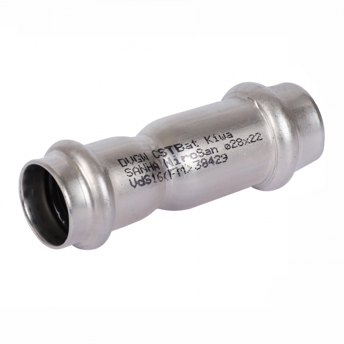 Муфта редукционная прессовая Sanha 22x18 ВПр-ВПр 9240 нержавеющая сталь 692402218