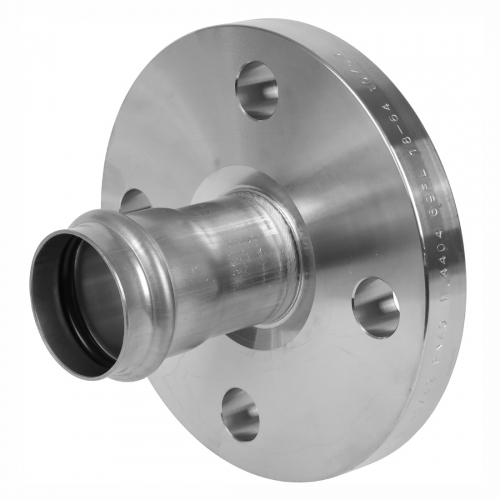 Фланец прессовый Sanha DN 65/76,1 mm PN10/16 VA-PF-L4 нержавеющая сталь 6VAPF76L4