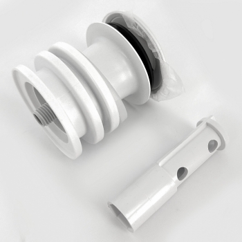 Выпуск McAlpine тип кнопка  32-60мм цвет матовый белый CWP60-CB-MW CWP60CBMW