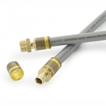Муфта аксиальная Uni-Fitt 16 х 3/4" НР 742G6300