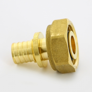 Муфта аксиальная Uni-Fitt 16 x 3/4" ВР евроконус с накидной гайкой 753G6301