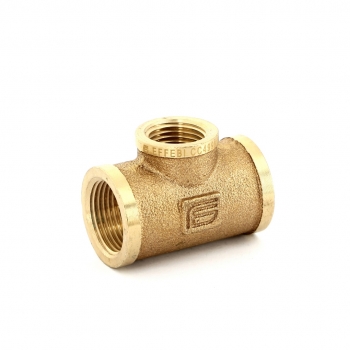 Тройник Effebi В 3/4" x 1/2" x 3/4" бронза B3131A0504