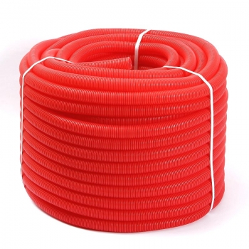 Гофра Uni-Fitt 28 мм красная (для труб 20 мм) 50м 583R2805