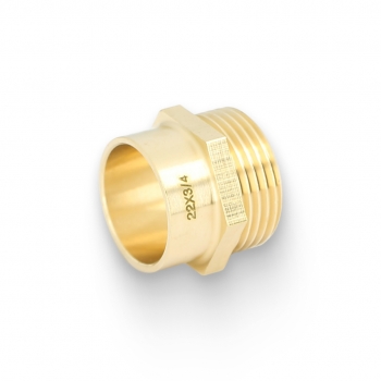 Муфта под пайку Jintian 22 х 3/4" НР (серия 94243G) JT100322