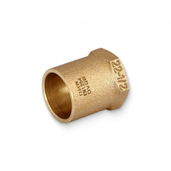 Муфта Effebi под пайку В 22 х 1/2" бронза HB4270A042200