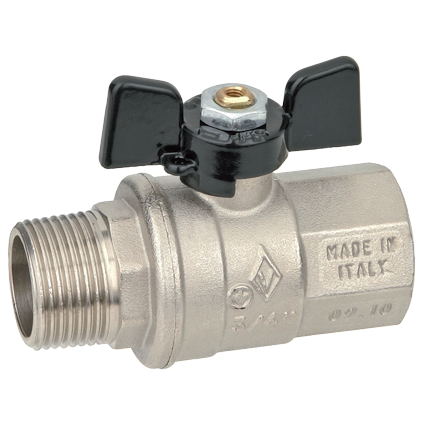 Кран BUGATTI NEVADA 407 НВ 1` бабочка 04070076