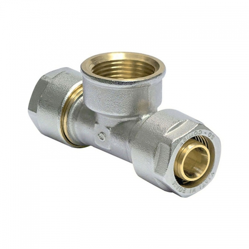 Тройник обжимной ВР Comisa 20 мм - 1/2" - 20 мм 88.04.635