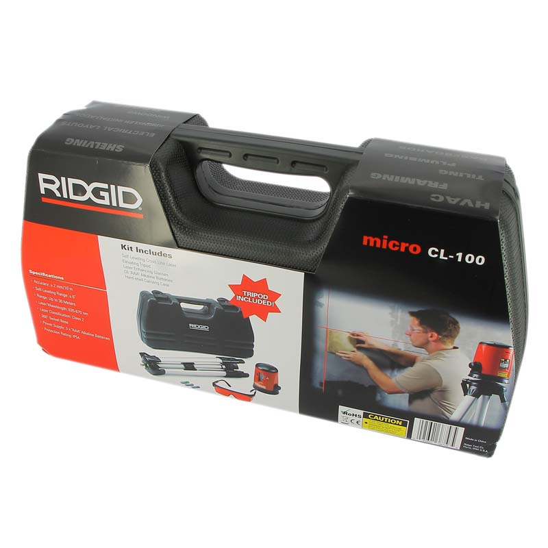 Самовыравнивающийся лазерный уровень с перекрестьем RIDGID micro CL-100 38758