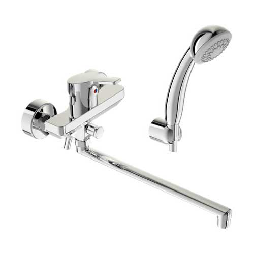 Смеситель для ванны Vidima Форм однорычажный с душевым набором BA067AA BA067AA