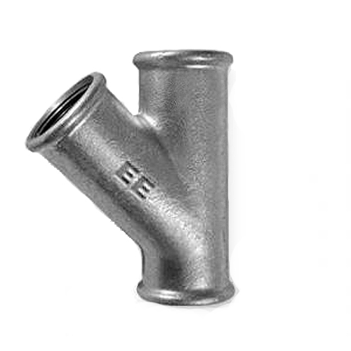 Тройник оцинкованный EE 45 1" ВР 1651EE