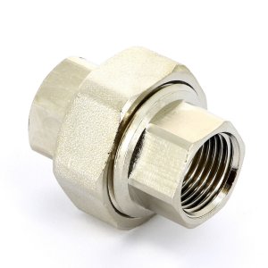 Американка Uni-Fitt 1/2" ВР с прокладкой O-ring никелированное 655N2000