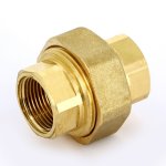 Американка Uni-Fitt 3/4" ВР с прокладкой O-ring латунь 655G3000