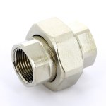 Американка Uni-Fitt 3/4" ВР с прокладкой O-ring никелированное 655N3000
