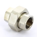 Американка Uni-Fitt 3/4" ВР с прокладкой O-ring никелированное 655N3000