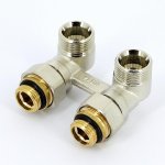 Блок шаровых кранов Rehau Rautitan G 1/2 - G 3/4 угловой (12407371001) 12407371001