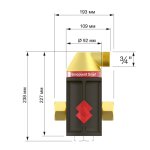 Сепаратор воздуха Flamco Flamcovent Smart 1"1/2 30005
