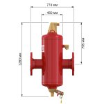 Сепаратор воздуха и шлама Flamcovent Clean 200F Smart 10бар 31048