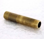 Сгон резьбовой латунный Uni-Fitt 1/2" НР 100 мм 659G2100