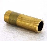 Сгон резьбовой латунный Uni-Fitt 1" НР 100 мм 659G4100