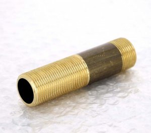Сгон резьбовой латунный Uni-Fitt 3/4" НР 100 мм